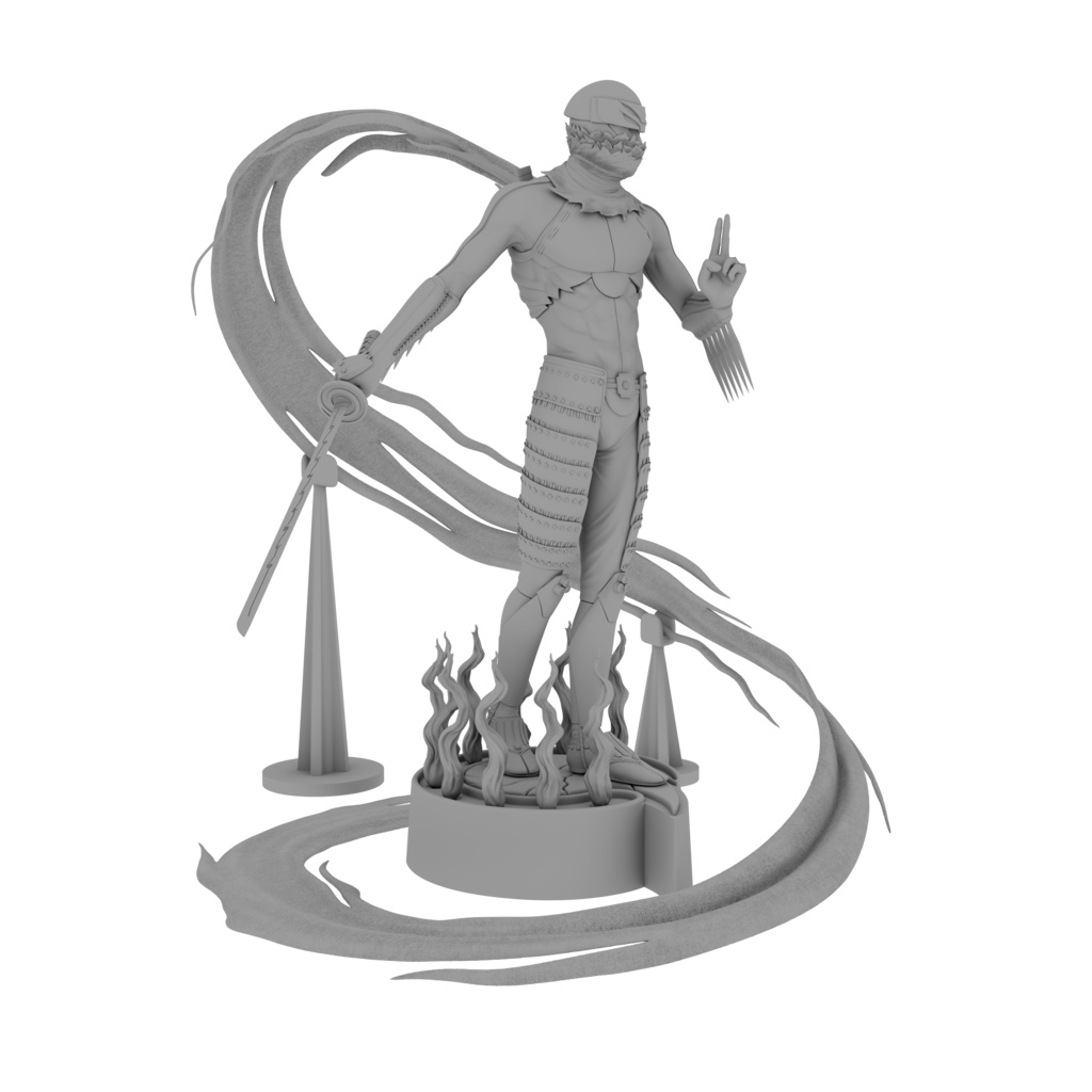 【3Dプリンター】忍 -SHINOBI- 秀真 (stlファイル)