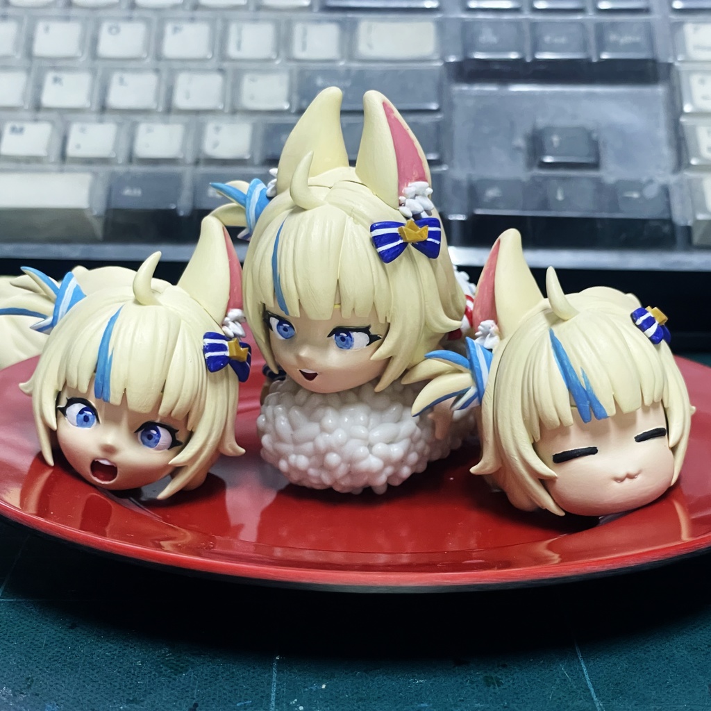 [3Dプリンター]サメコ鯖すし