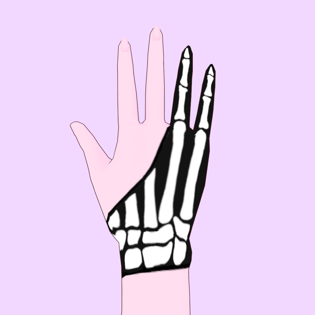 Skeleton Drawing Glove