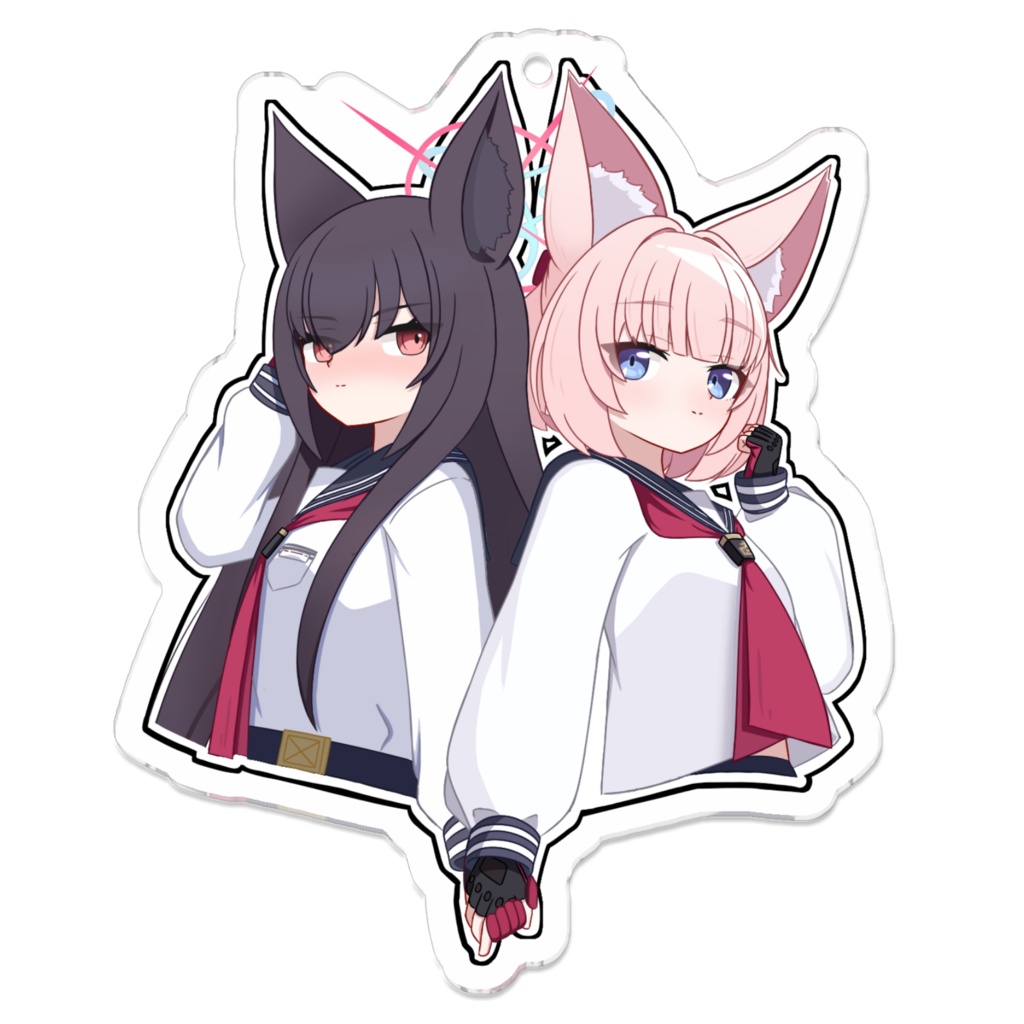 ニコ&ユキノアクリルキーホルダー