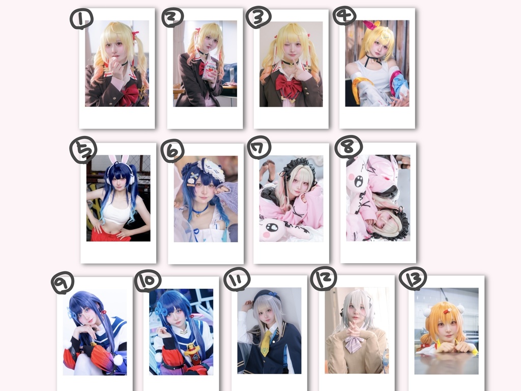 【にじそ11】チェキ風カード