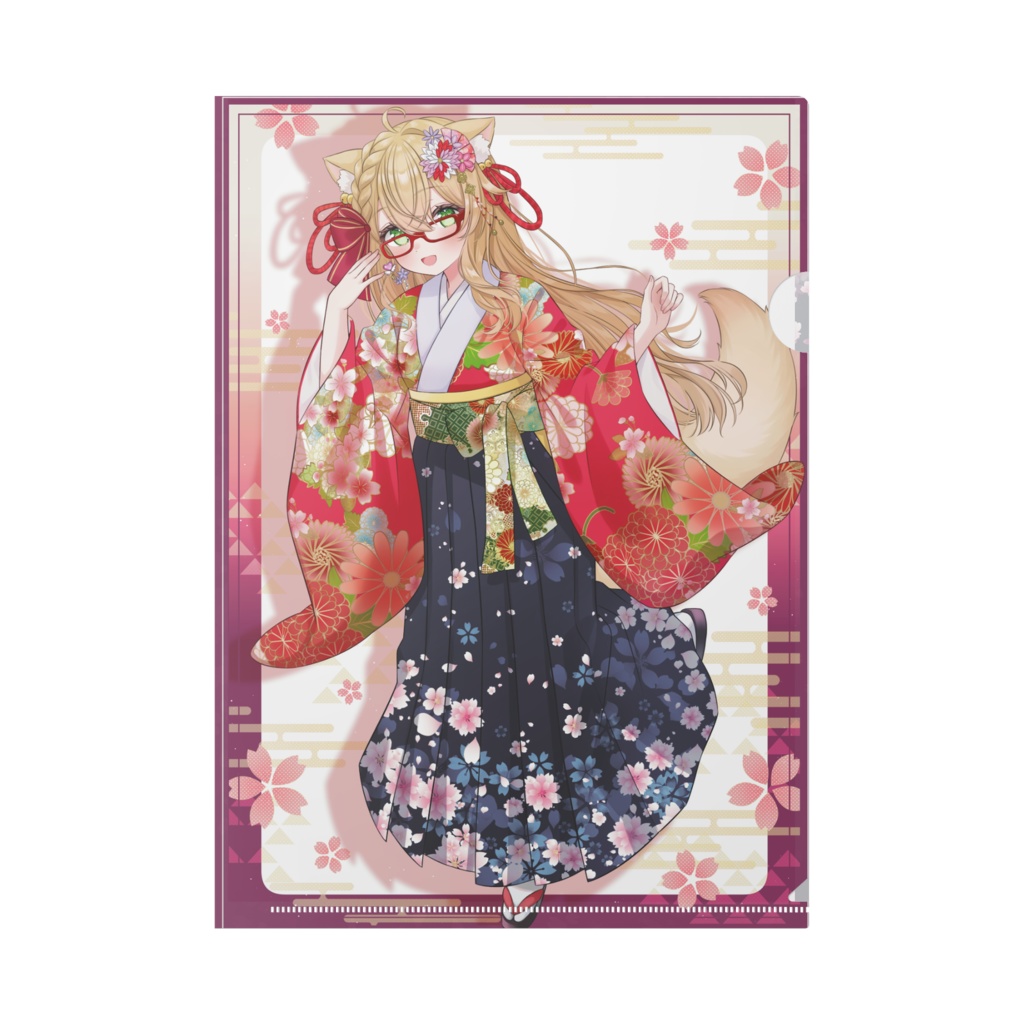赤穂みのり 和服クリアファイル