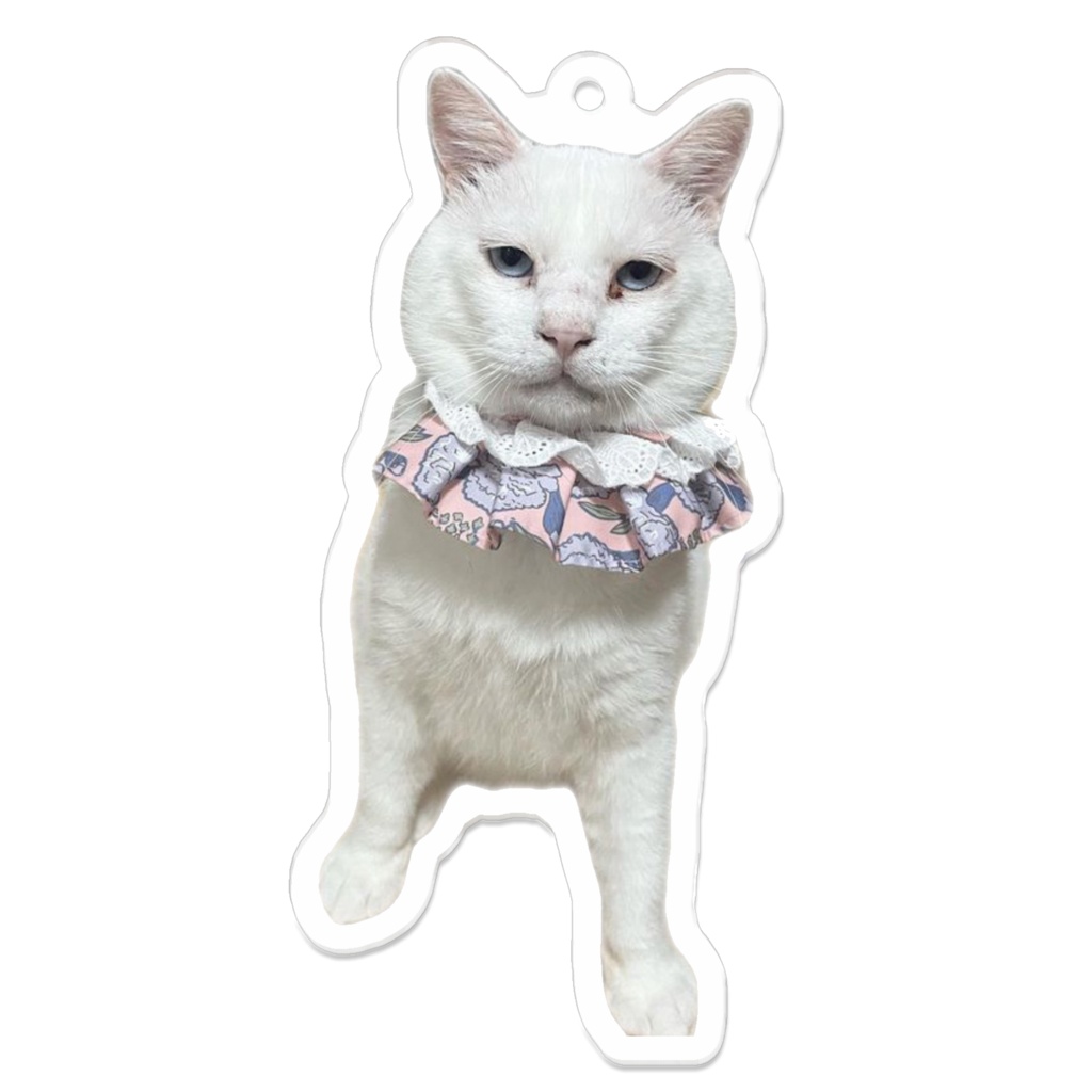 しらたまアクリルキーホルダー