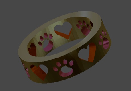 【VRchat】肉球リング【指輪】