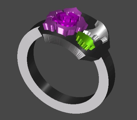 【VRchat】BatRose_SPL【非売品・オーダーメイド品】【指輪】