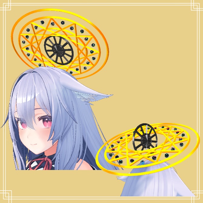 【VRchat】Magic Circle HALO 3(回転します)