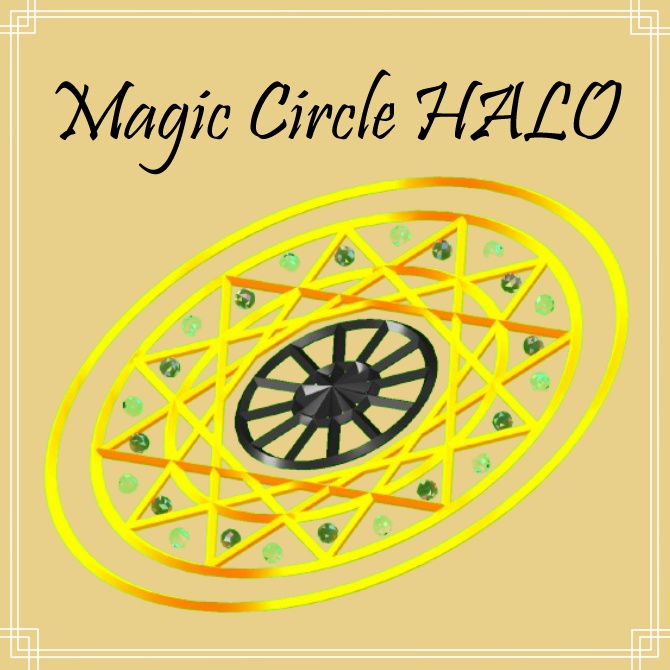 【VRchat】Magic Circle HALO 3（回転します）