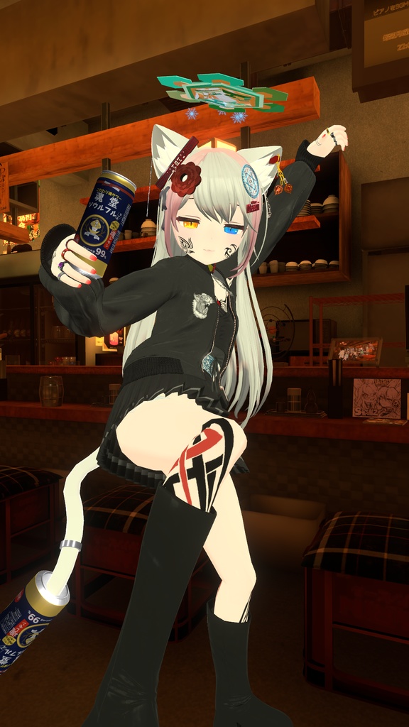 【VRchat】魂・ハイパー・ドライ【乾杯・Chees】【モジュラーアバター対応】