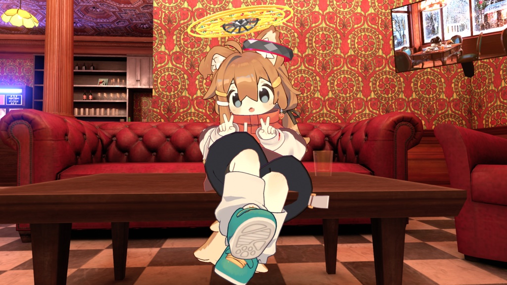 【VRchat】 Hozuki earrings【イヤリング・ピアス・鬼灯(ほおずき)・2個セット】PB対応