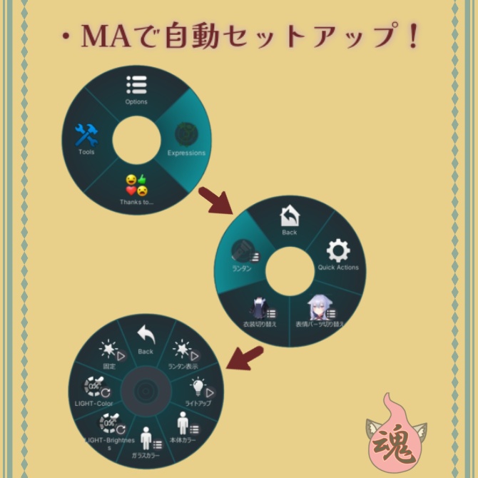 【VRchat】手持ちランタン【照明】MA、PB対応