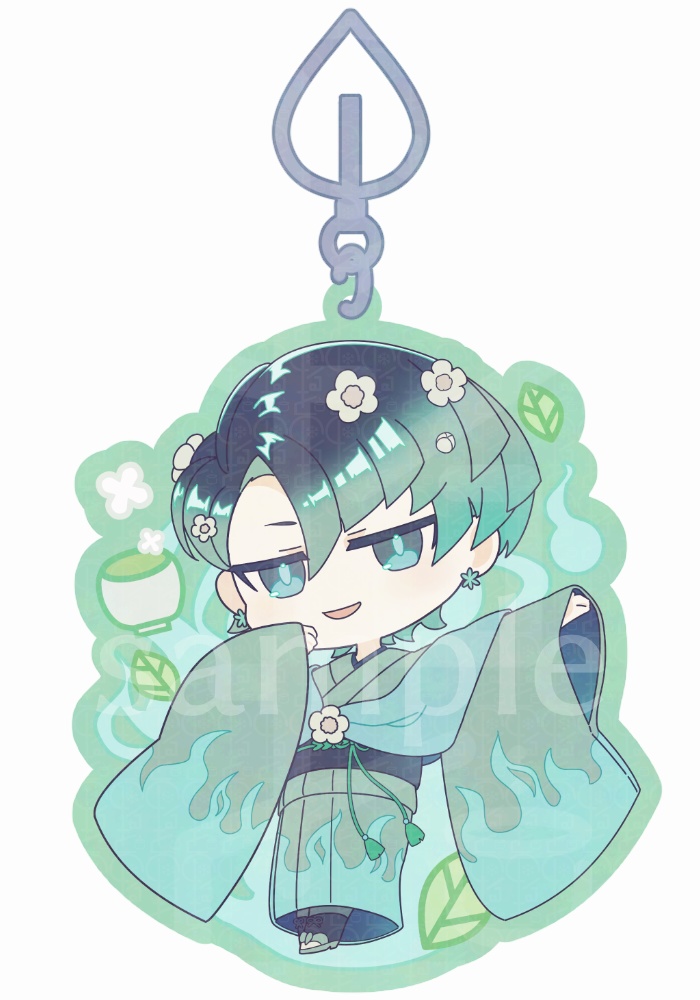 緑茶の幽霊ちゃんアクキー