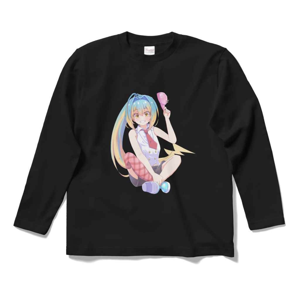 明色ぴかり長袖Ｔシャツ(ブラック)