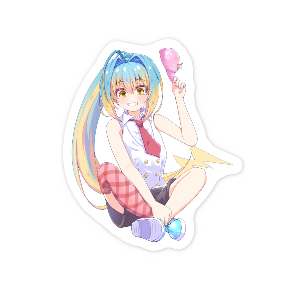 明色ぴかりステッカー(スマホサイズ)