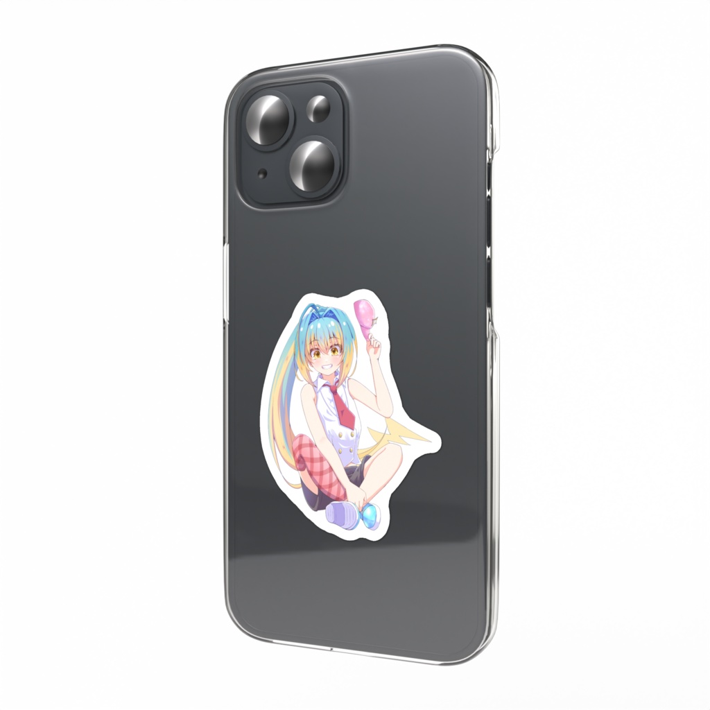 明色ぴかりステッカー(スマホサイズ)