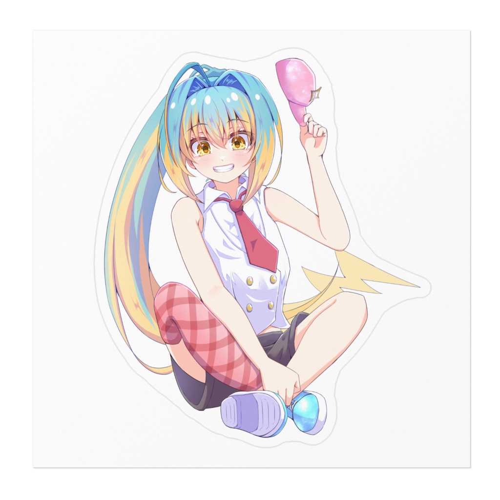 明色ぴかりステッカー(とてもすごいでかい)