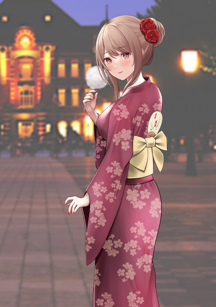 希乃実まろん浴衣（2022年）