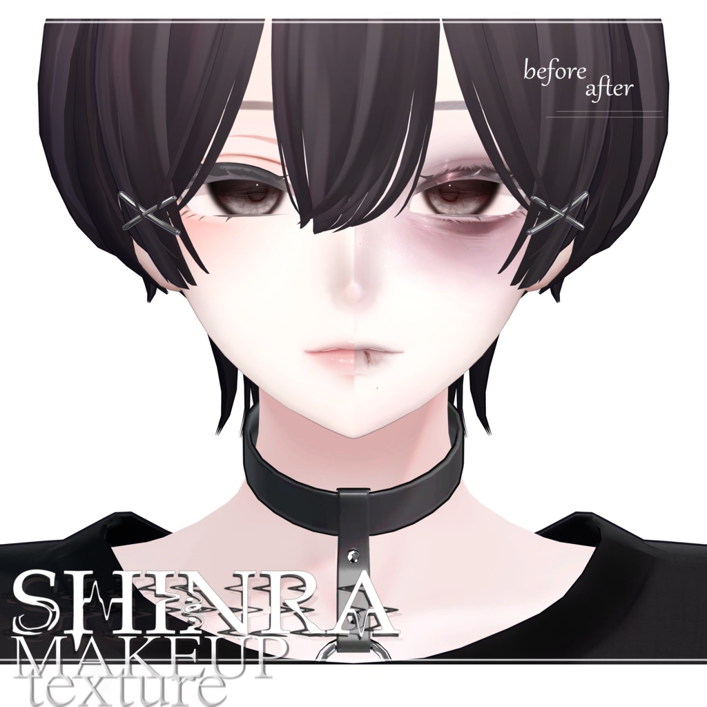 【Shinra】Dark" MakeUp &eye texture
