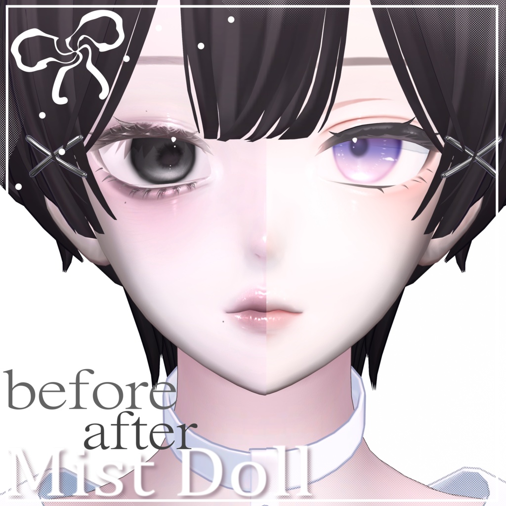 【Shinra/森羅】ღ Mist Doll Makeup&Eyes texture ღ