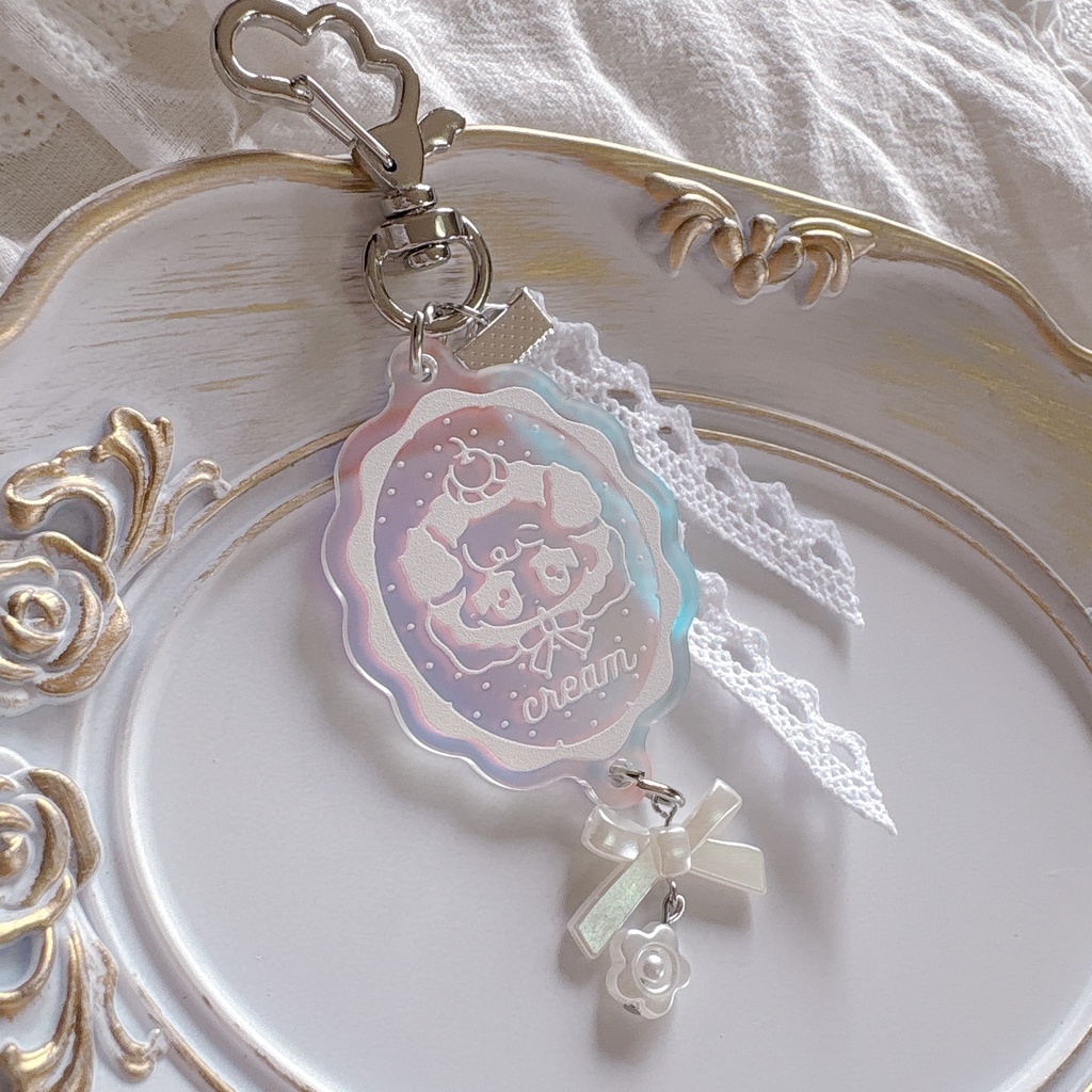 オーロラアクキー ︴cream wanko