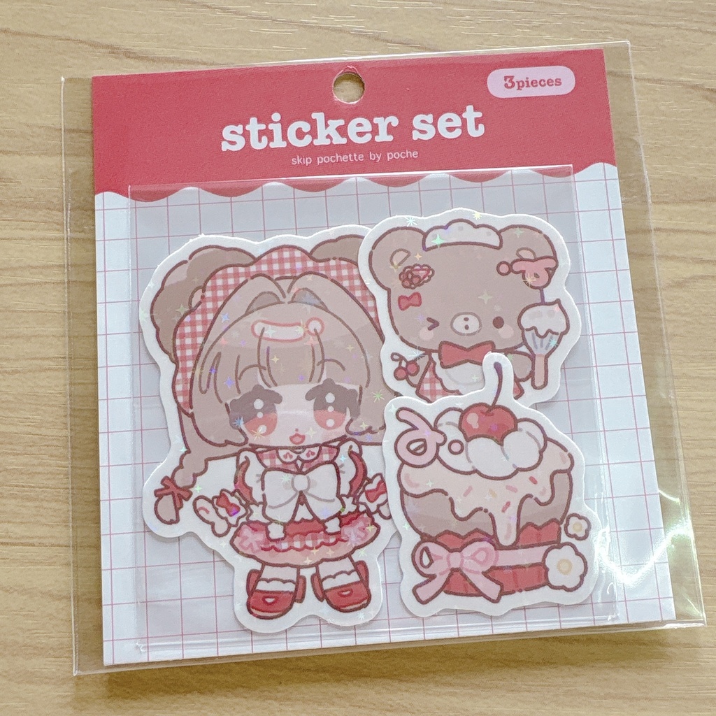 ステッカーセット ︴Sugary Melty Time