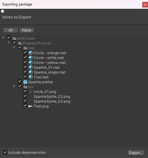 Pixie dust Particle / ピクシーダストパーティクル