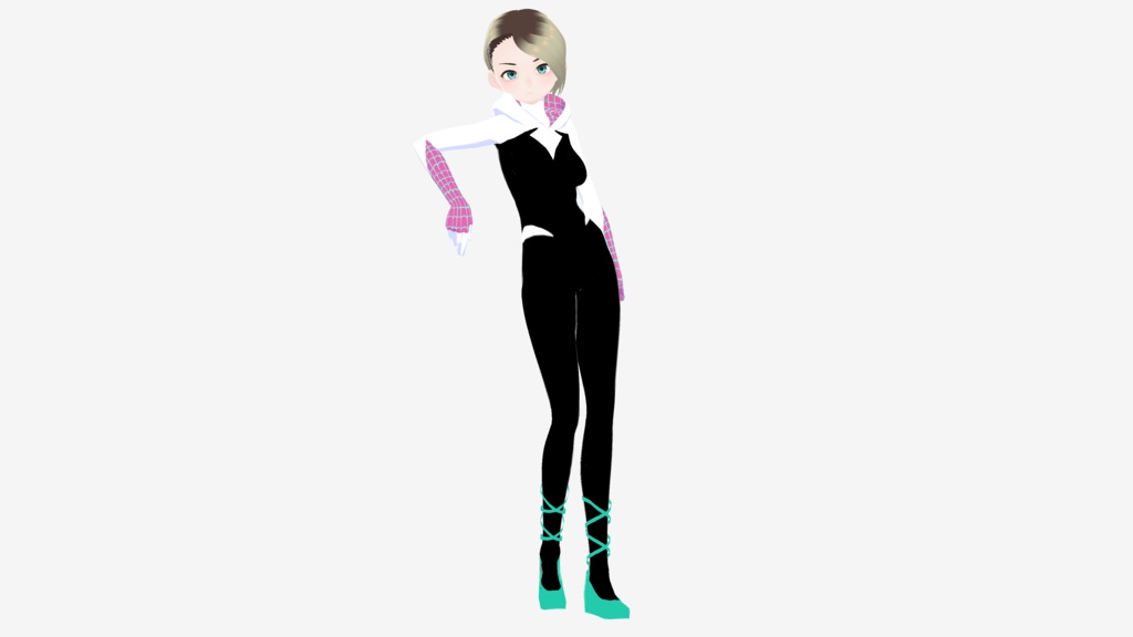 Free Ghost spider/Spider Gwen Costume Vroid