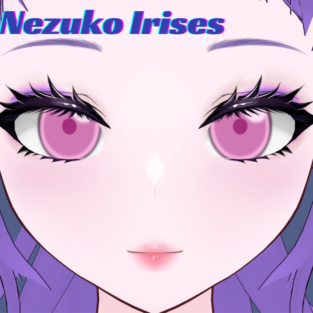 Nezuko Vroid Irises - Andromeda Designs - BOOTH