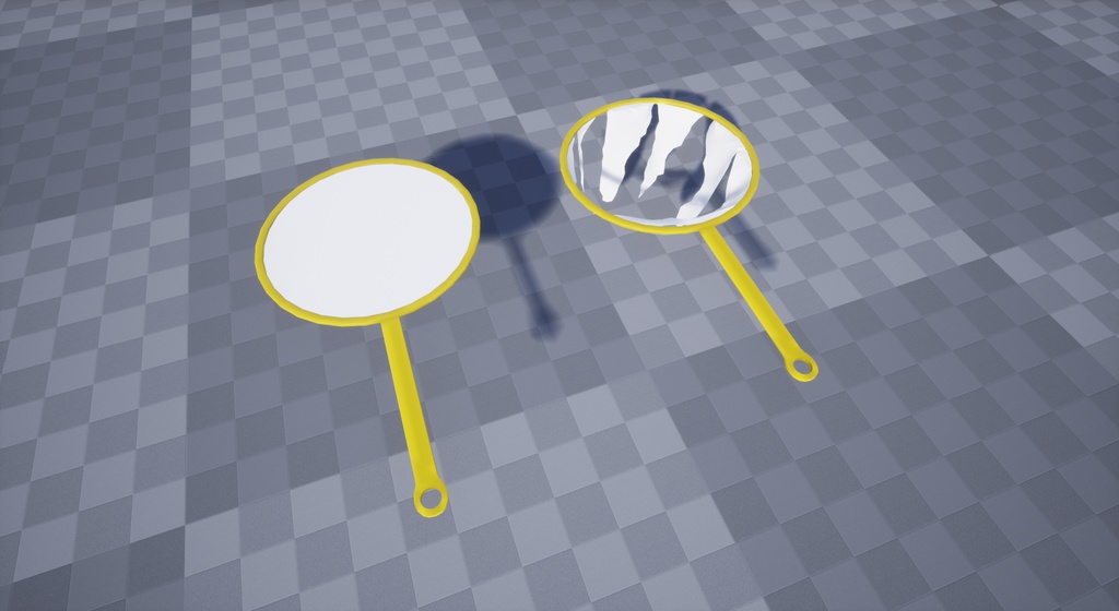 3Dモデル「金魚っぽいものをすくえそうなポイ」