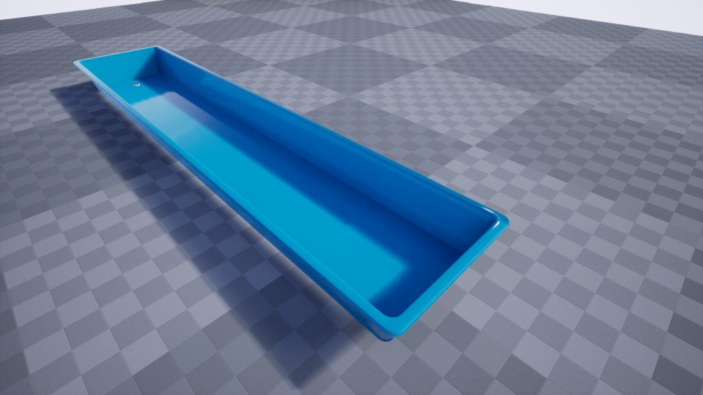 3Dモデル「金魚っぽいものが入りそうな水槽」