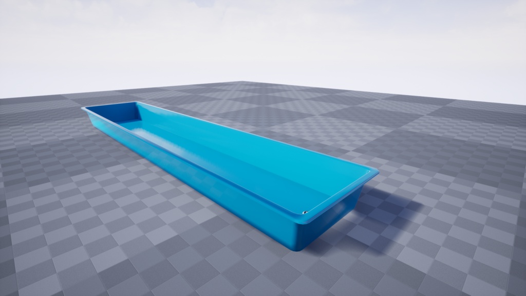 3Dモデル「金魚っぽいものが入りそうな水槽」