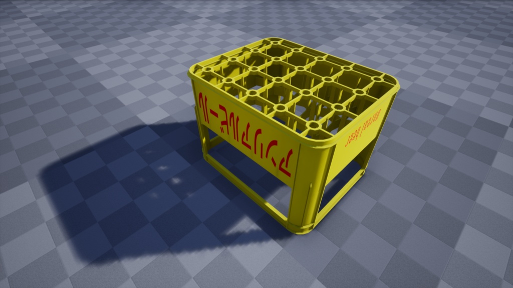 3Dモデル「ビールケース(P箱)」