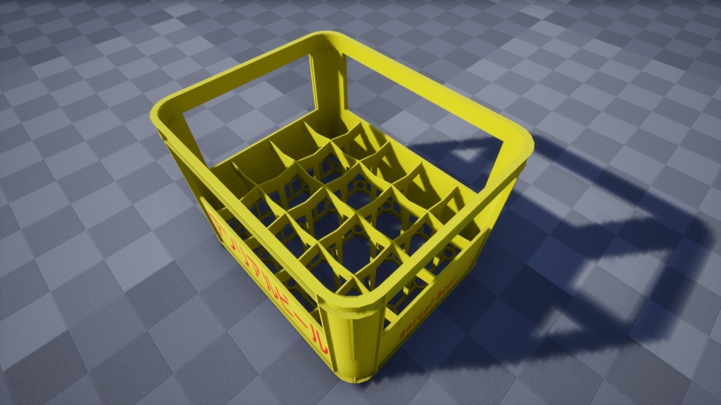 3Dモデル「ビールケース(P箱)」