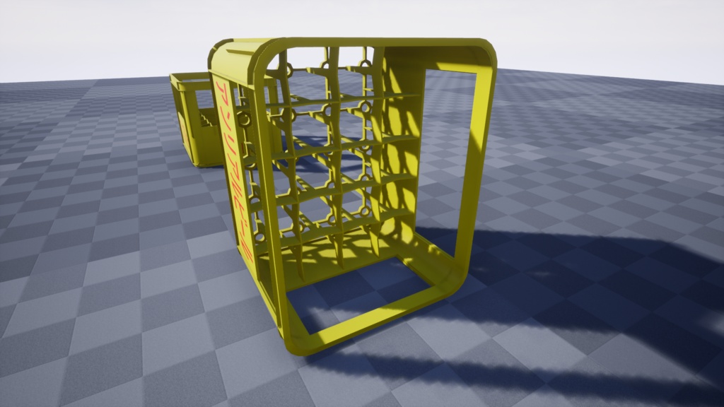 3Dモデル「ビールケース(P箱)」