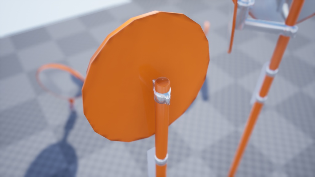 3Dモデル「カーブミラー」