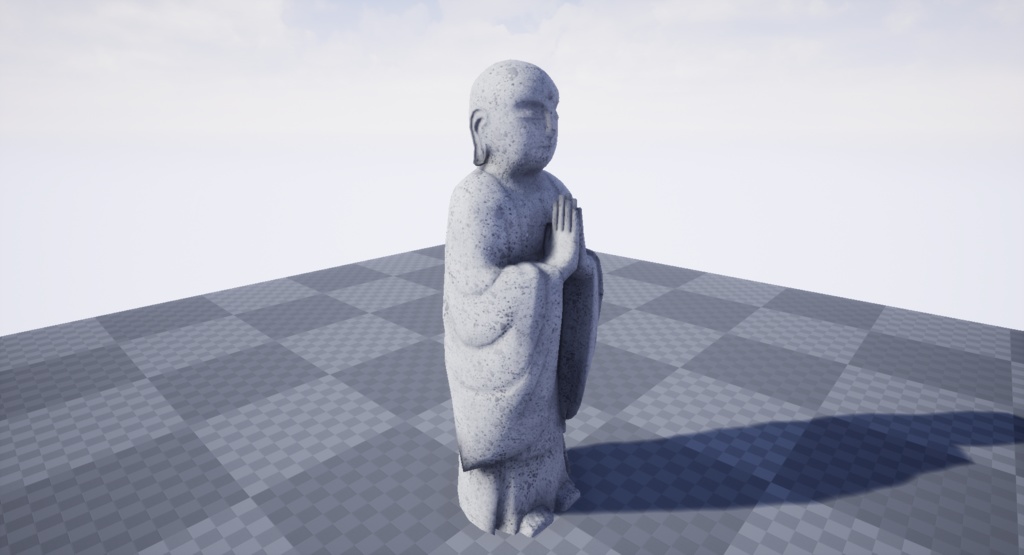 3Dモデル「ジェット地蔵」