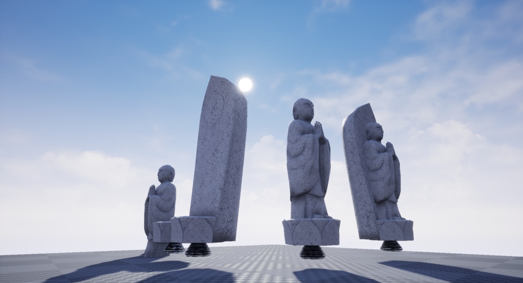 3Dモデル「ジェット地蔵」