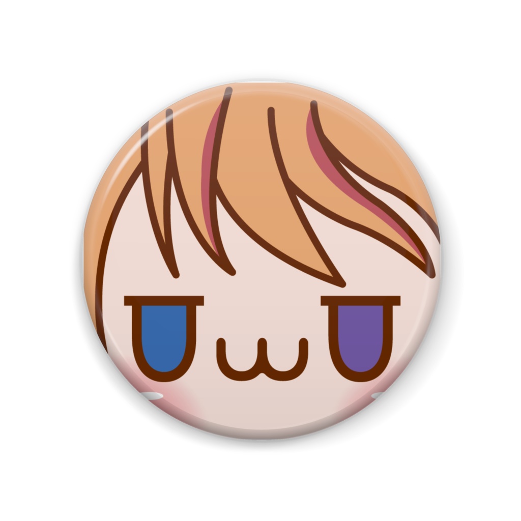 とかまり顔文字缶バッジ