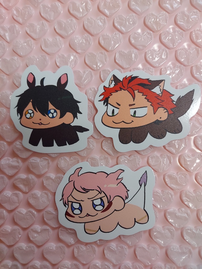 宗/みか/紅郎/ステッカー