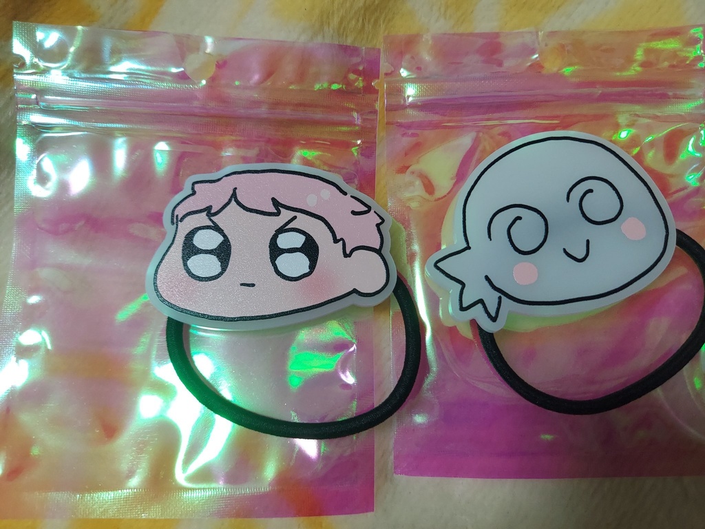 宗くんとレオのヘアゴム
