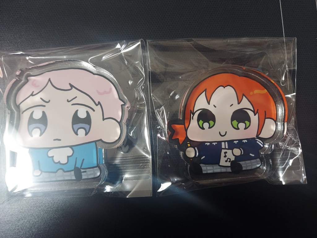 レオと宗のアクリルブロック