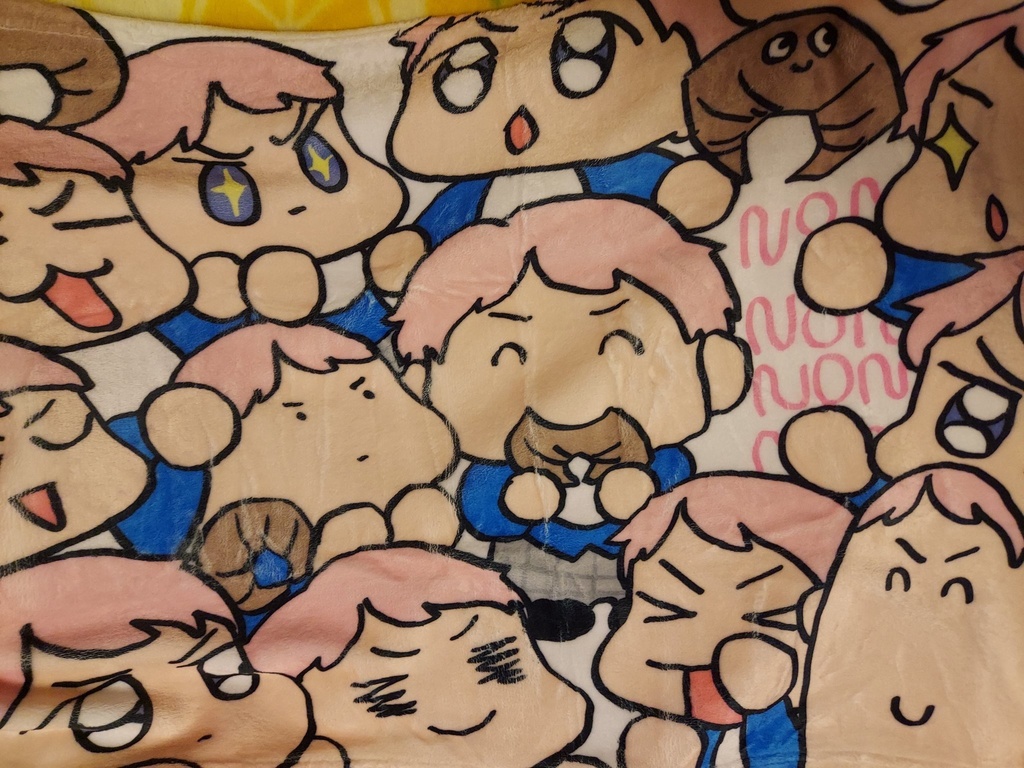 宗とレオのブランケット