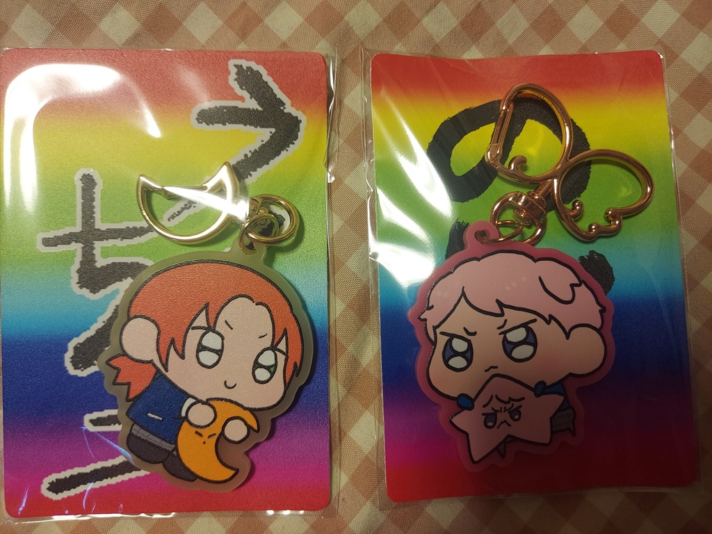 レオと宗くんのレオのみ蓄光アクキー