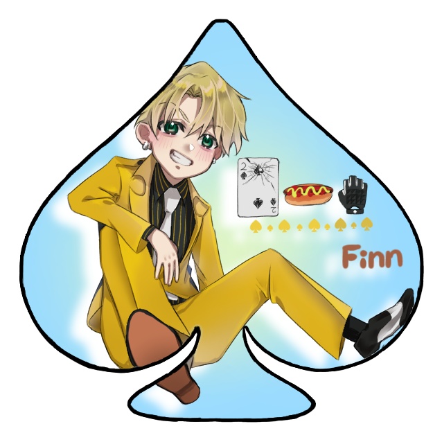 アクリルバッジ【フィン】
