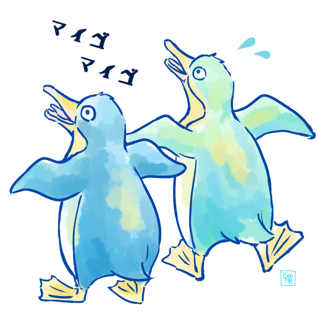 迷子ペンギン_トートバッグM【期間限定】