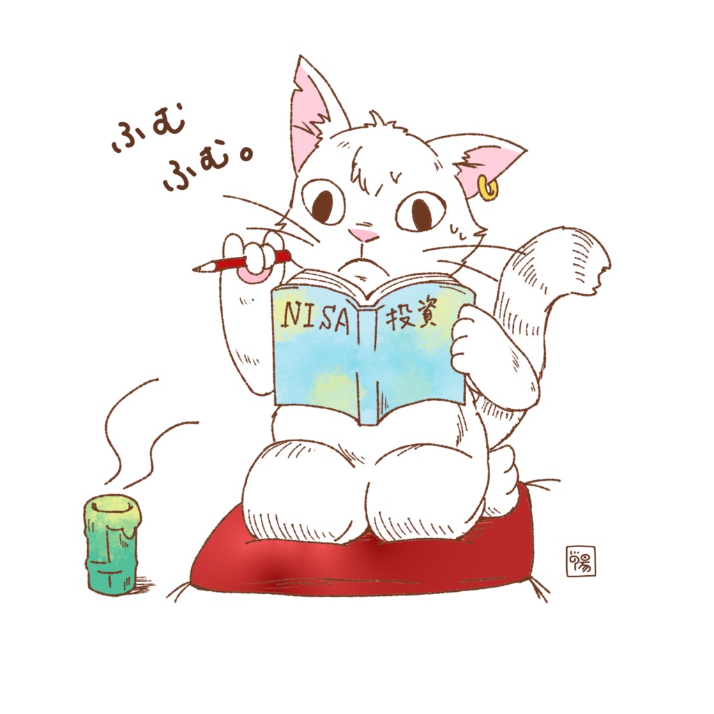 【期間限定】老後を考える猫子_トートバッグM