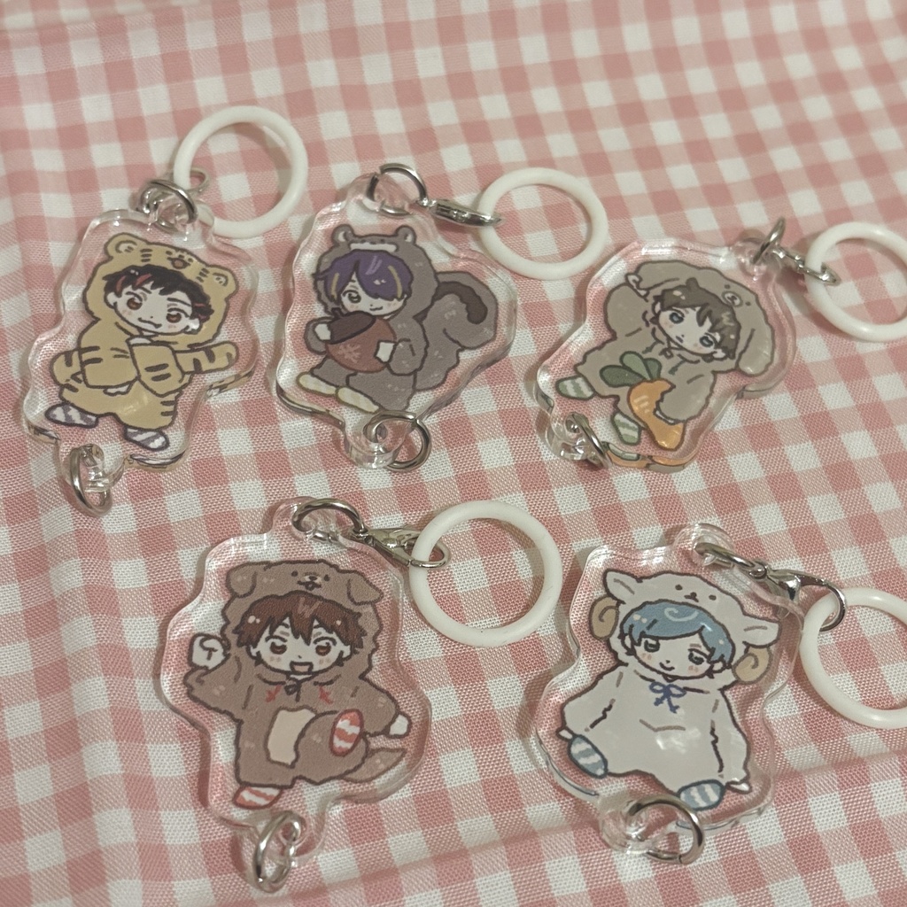 アニマルアクリルチャーム