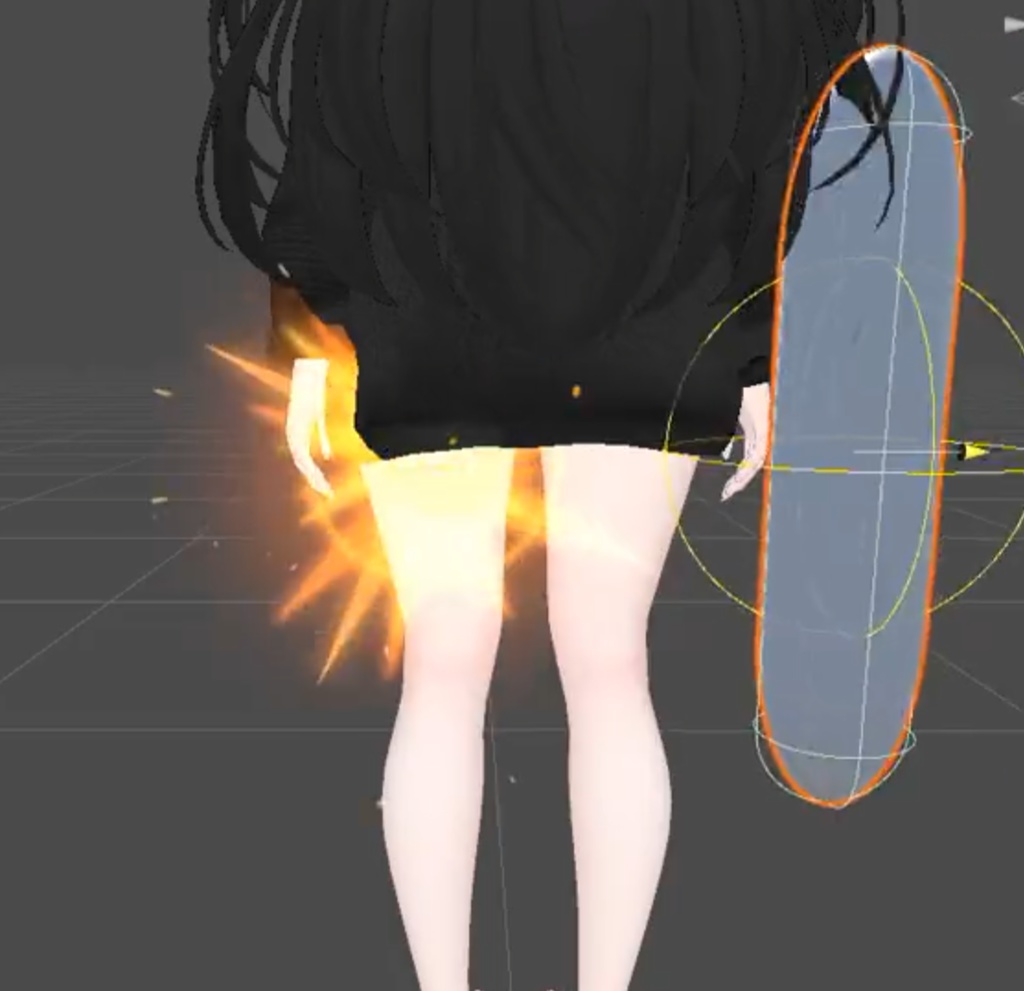 [VRC Avatar 3.0 Gimmick] Hit System (Particle&Audio&Texture)