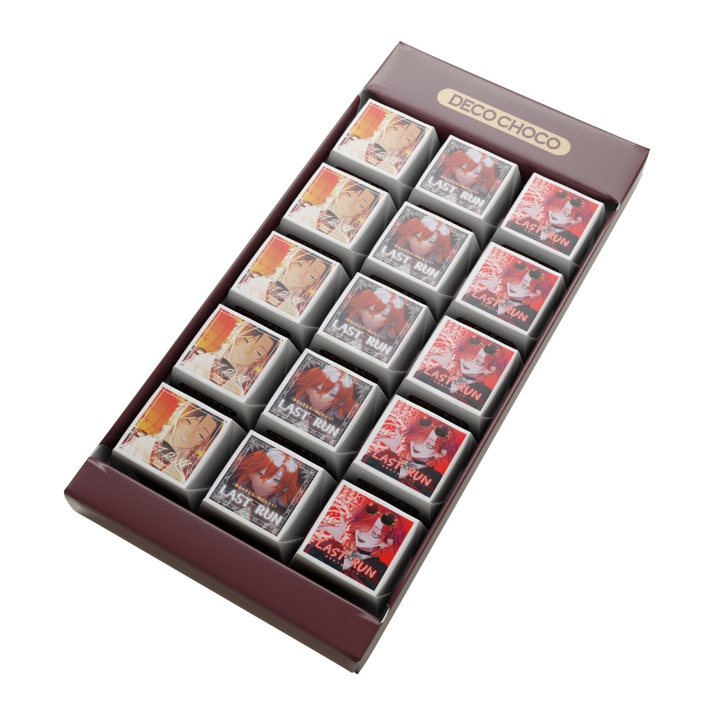 歴代ラスランサムネデザインチョコ