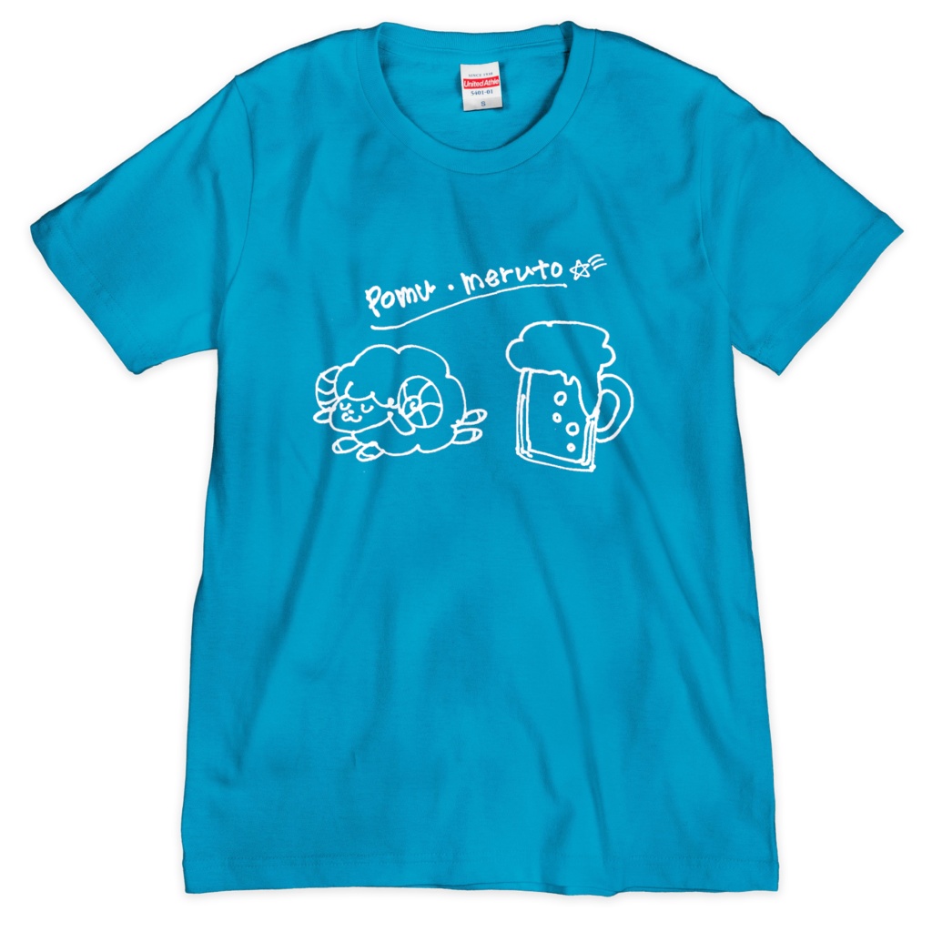 めるとシンプルTシャツ