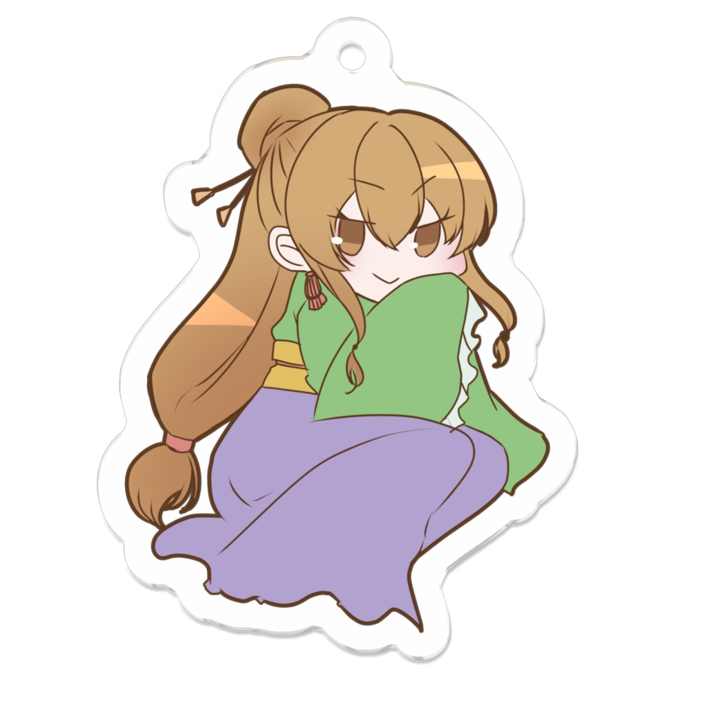 桜歌ミニキャラアクキー「茜」